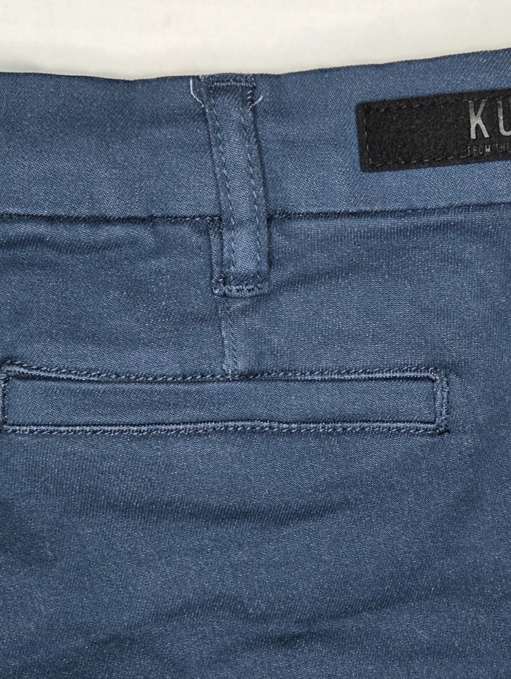Kut From The Kloth Womens Trouser Short Size 6 Navy Blue Chino Preppy - Picture 8 of 8